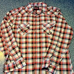 No Retreat western long-sleeve snap shirt-2xl